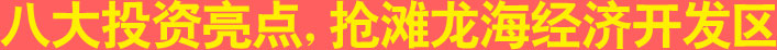 八大投资亮点,抢滩龙海经济开发区